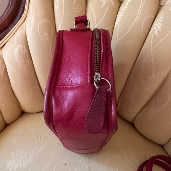 COACH HTF RED vtg LUNCH BOX ZIP🔥9991🔥stunner - Picture 5 of 16